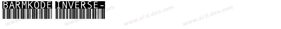 BarMKode Inverse字体转换